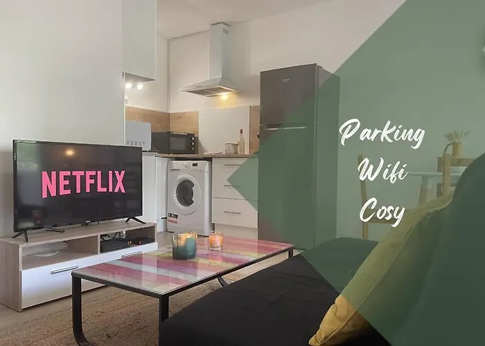 Cosy - Balcon - Wifi - Free Parking